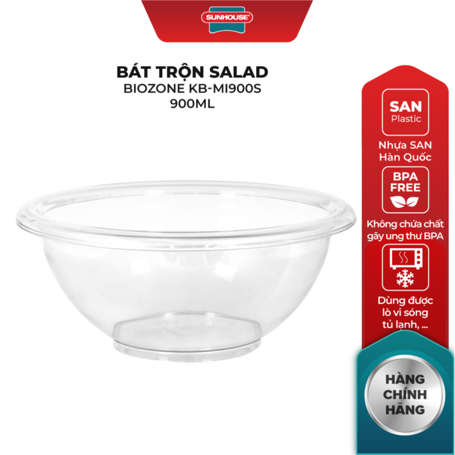 Bát trộn salad BioZone KB-MI900S 900ml