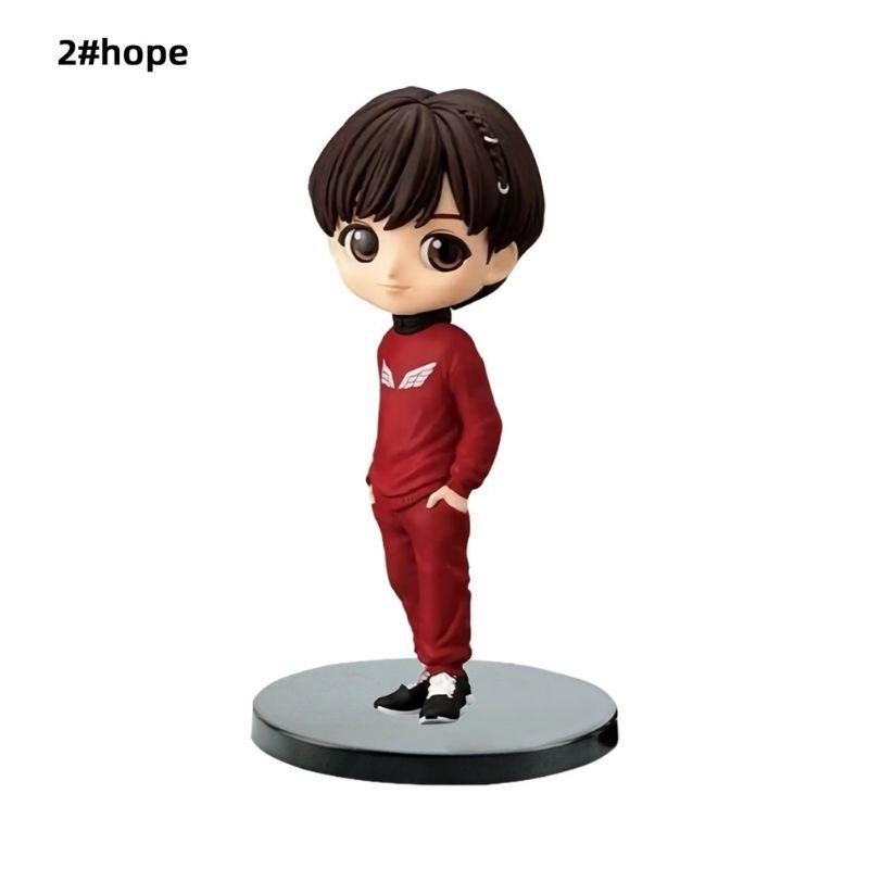 Set 7 mô hình búp bê các thành viên nhóm nhạc BTS 15cm