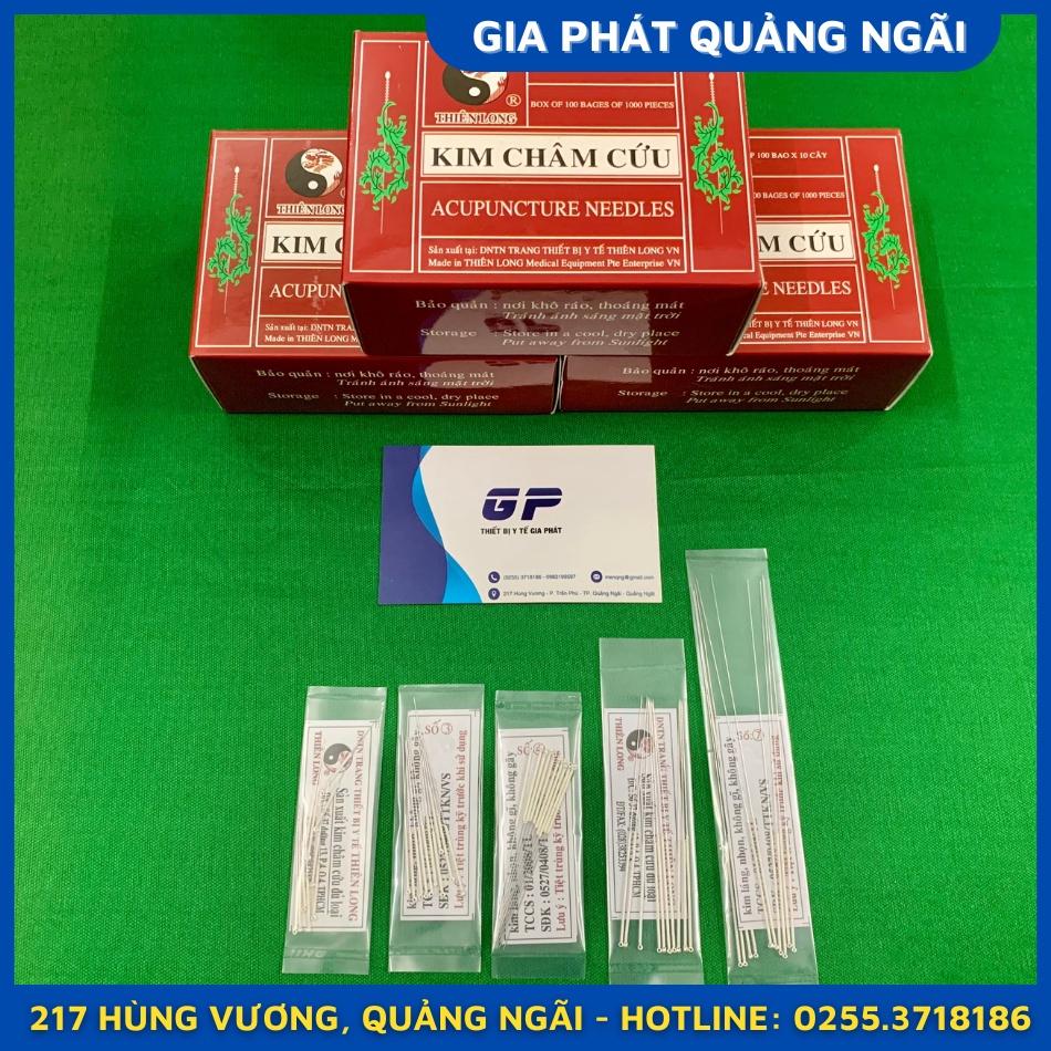 KIM CHÂM CỨU THIÊN LONG DÙNG NHIỀU LẦN ĐỦ CỠ (HỘP 1000 KIM)