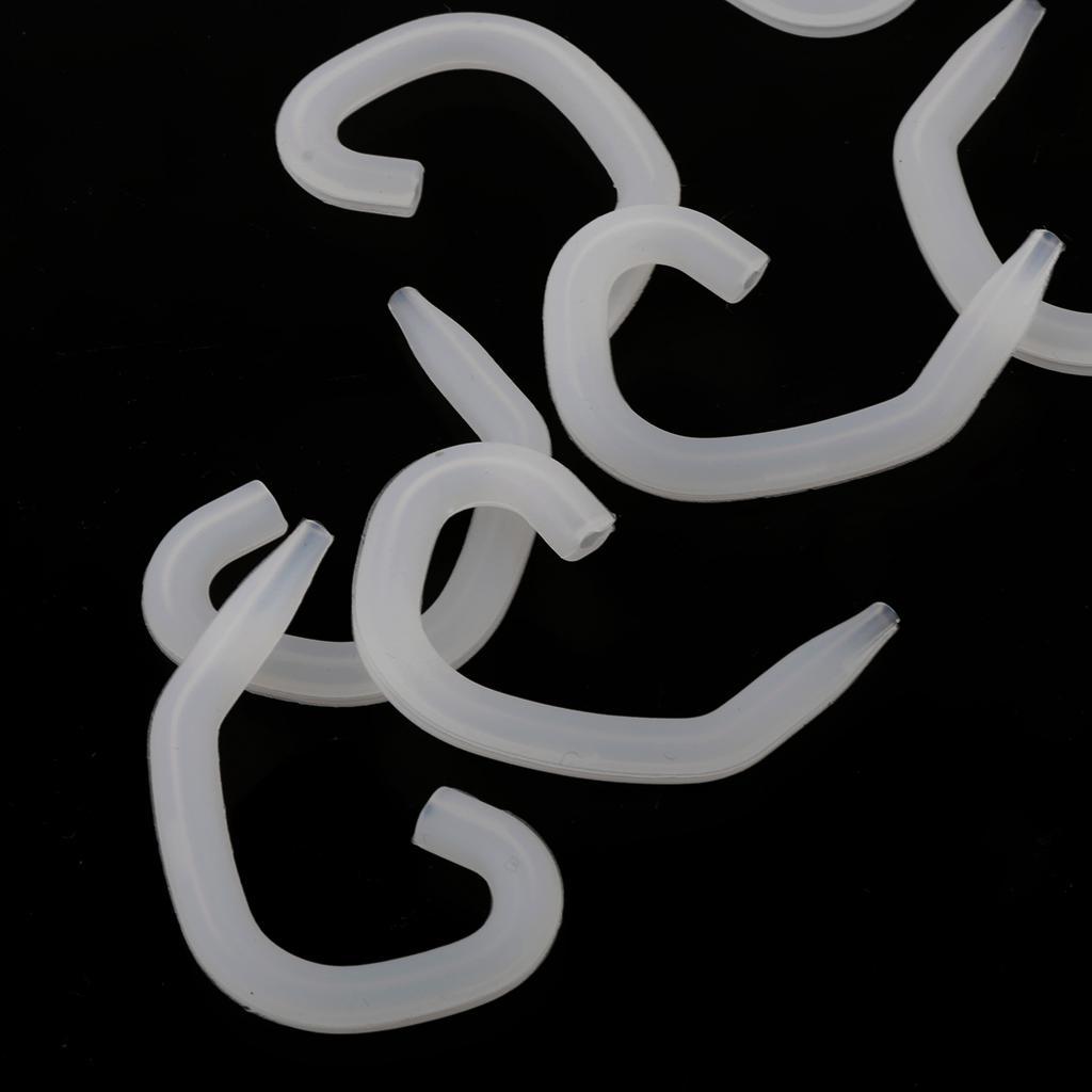 10 Pieces Silicone Bluetooth Headset Replacement Clip Loop Earhook