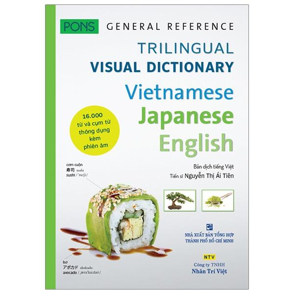 Sách PONS GENERAL REFERENCE – TRILINGUAL VISUAL DICTIONARY Vietnamese–Japanese–English