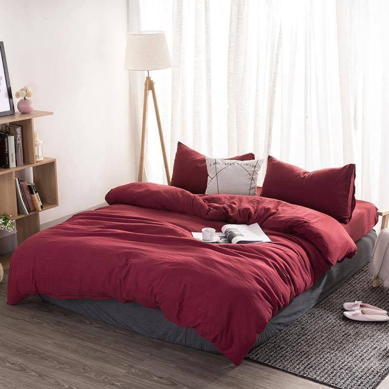 Bộ Chăn Ga Gối Đũi Nhập Khẩu Ga Hàn Quốc
