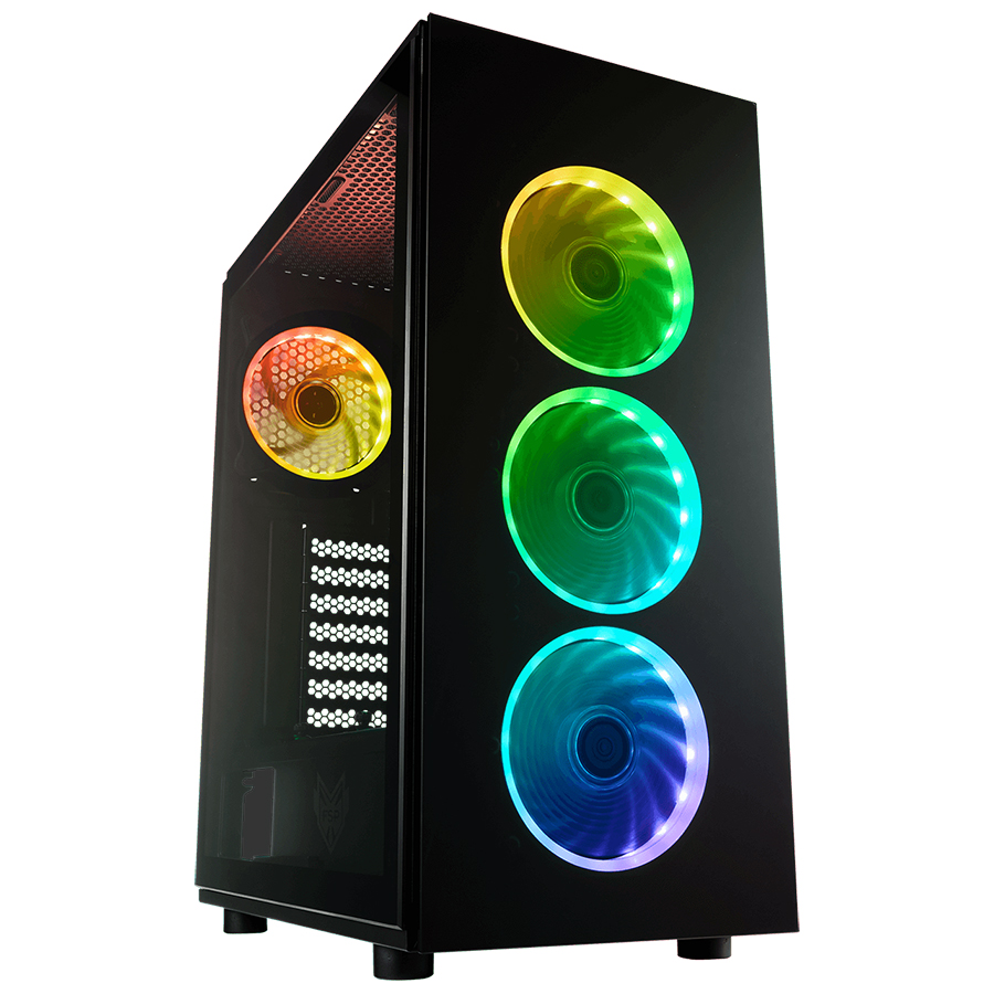 Vỏ case Desktop FSP CMT340 ATX Case w/ 4 ARGB Fans - Hàng Chính Hãng