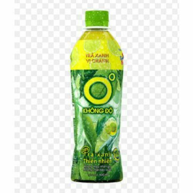 Thùng 24 chai trà xanh không độ 455ml