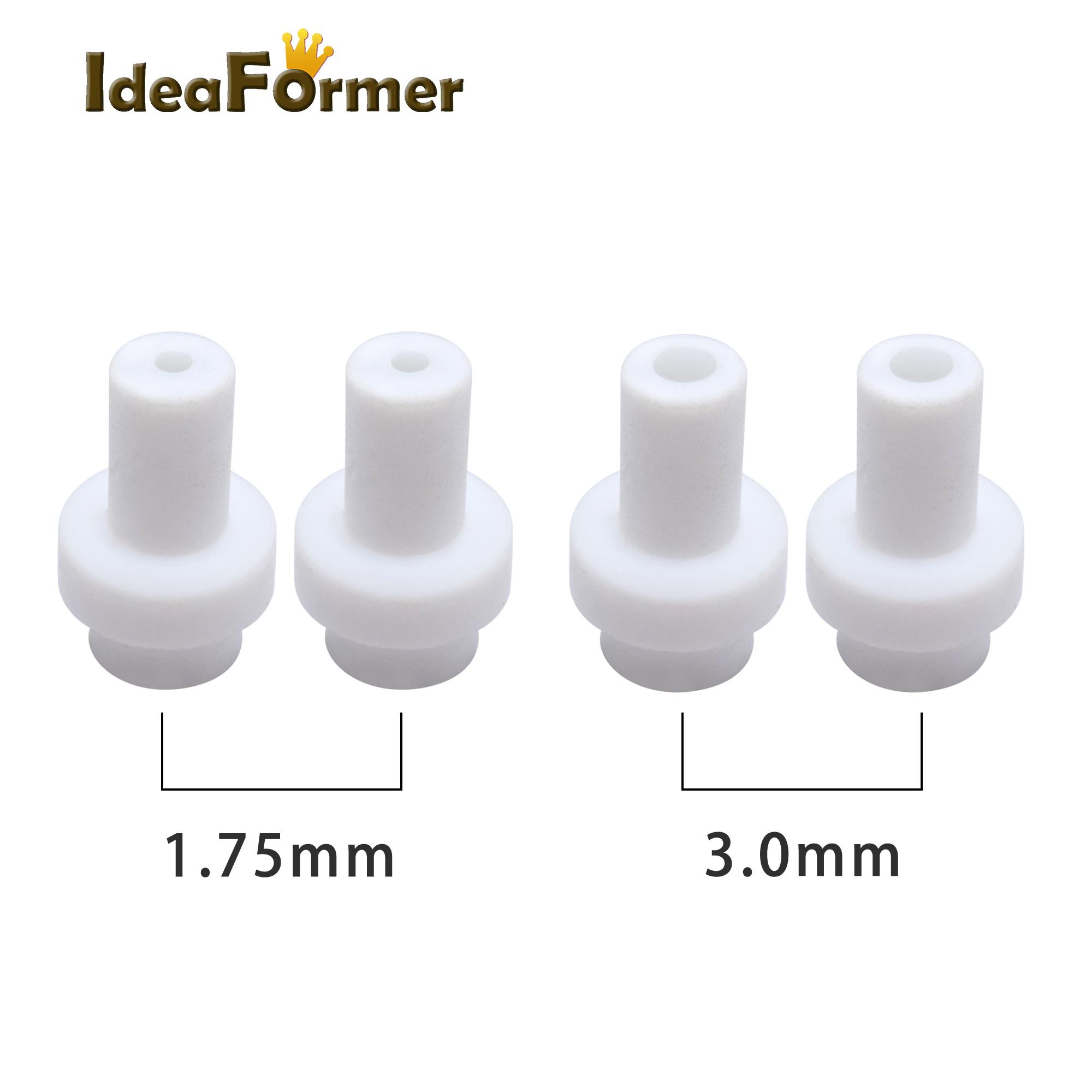 2/4PCS Ultimaker 2 UM2 HOT END COUPLER KẾT NỐI PTFE KẾT THÚC TRONG CUỐI CÙNG cho dây tóc 1.75mm 3.0mm.