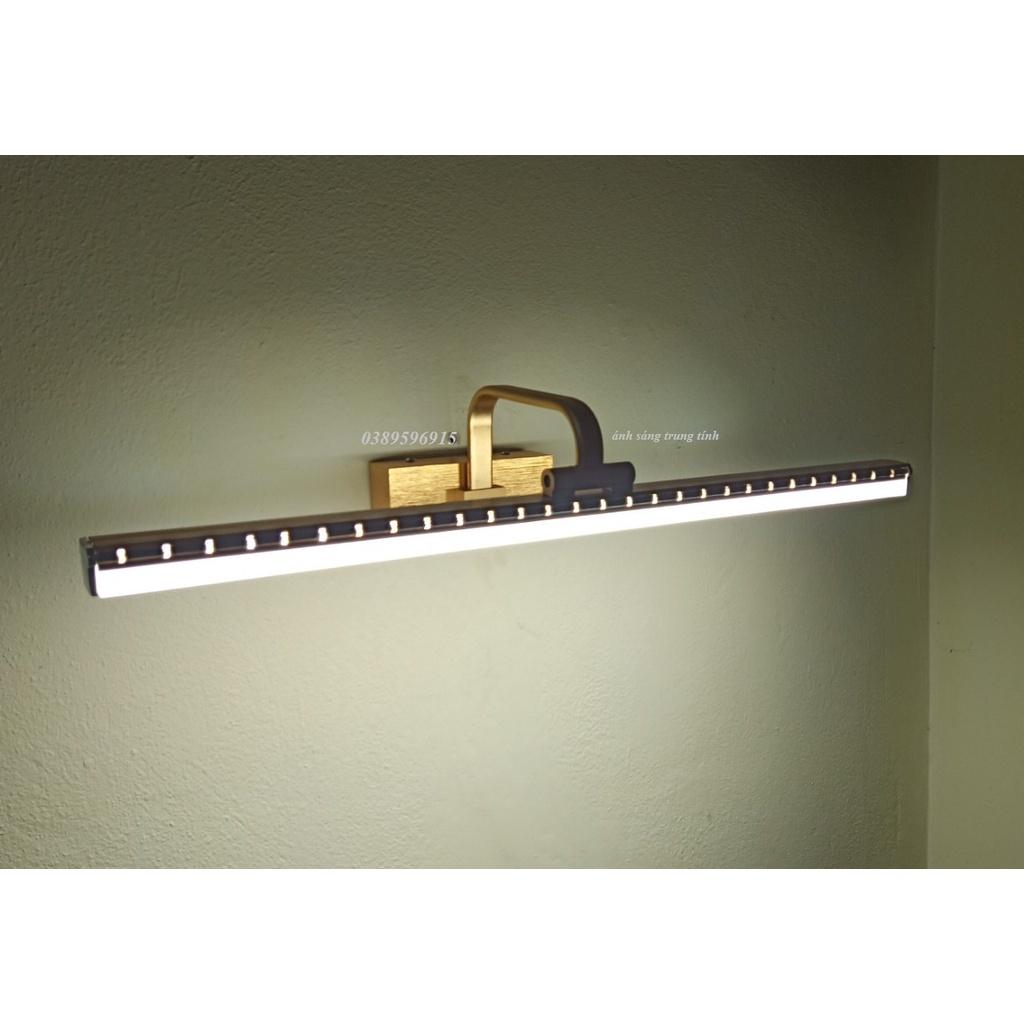 Đèn led soi gương - soi tranh - soi ảnh -chế độ 3 ánh sáng điều chỉnh góc chiếu