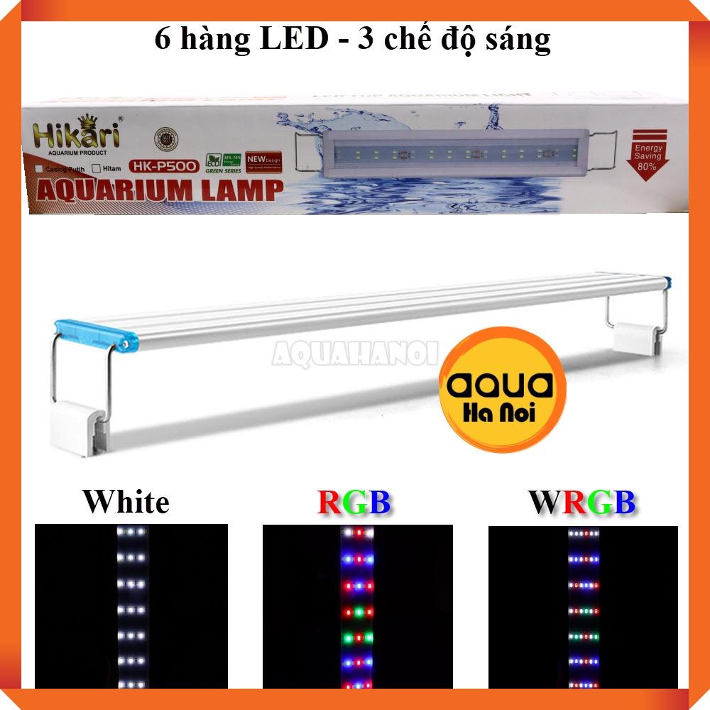 Đèn LED hồ cá thủy sinh WRGB Hiraki HKP - 6 hàng bóng - dài 20/30/40/50 cm -