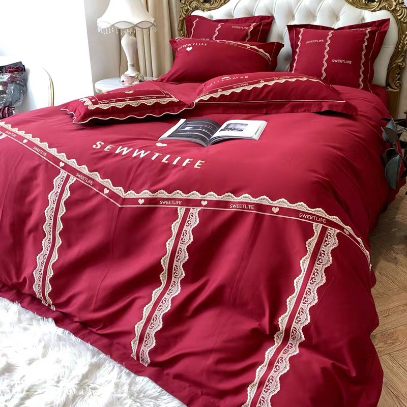Bộ sưu tập chăn ga gối cưới 2019 - LQG60S