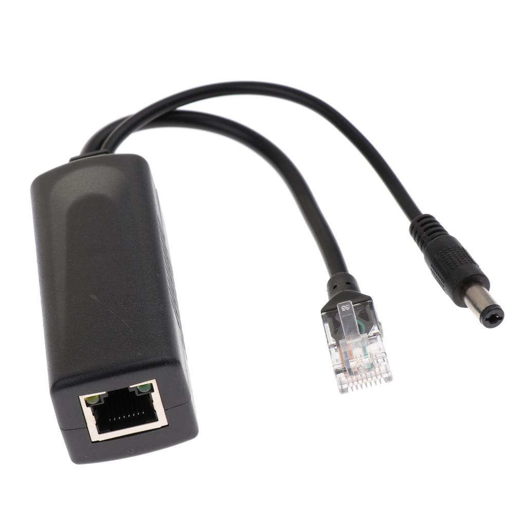 Compliant with  802.3af/at Active PoE Splitter Power Over Ethernet Adapter