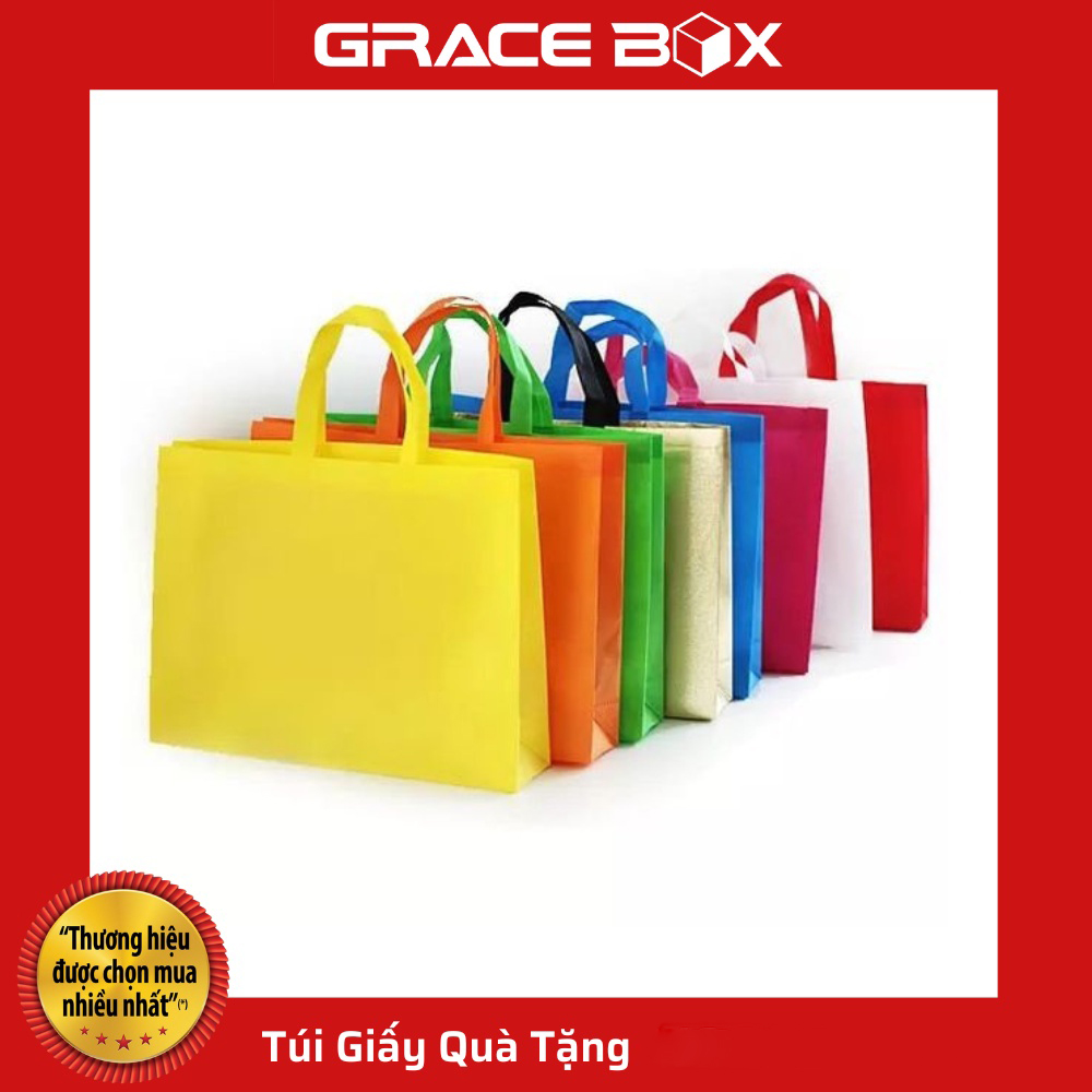 &quot;Giá Xưởng&quot; Túi Vải Không Dệt Cao Cấp Grace Box - Form Đứng / Ngang - Kích Thước 20 x 8 x 30cm  Nhiều Lựa Chọn Màu Sắc