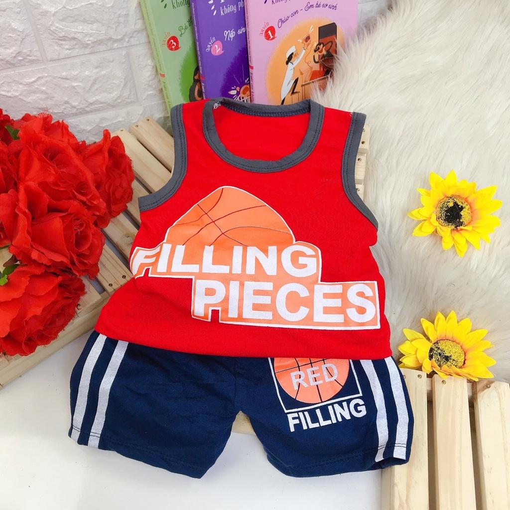 Bộ thể thao ba lỗ Chất liệu cotton co giãn 4 chiều