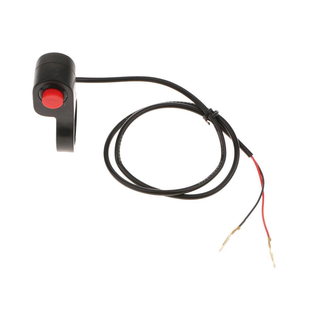 7/8'' Handlebar Motorcycle Sport ATV Bike Horn Starter On Off Kill Switch