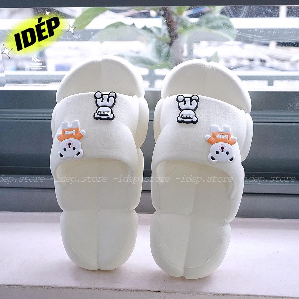 Dép sâu, Dép nữ quai ngang đế bánh mì đám mây cực êm dễ thương - iDÉP DL277