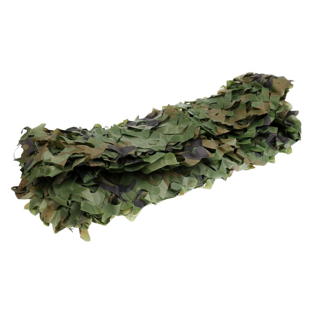 Hunting   Camouflage Net Woodland Leaves Camo Netting Cover 2m x 3m