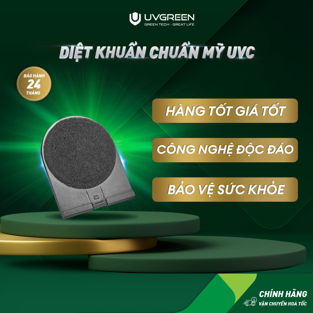 Lõi Lọc Than Hoạt Tính UVGREEN KA100FT Hàng chính hãng Dành Cho Máy Lọc Không Khí KA100- Loại Bỏ Mùi, Bụi Bẩn