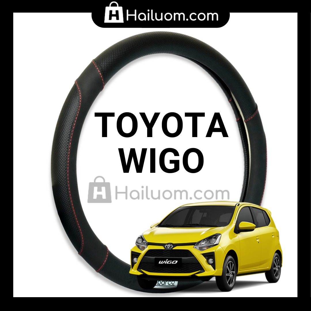 Bọc Vô Lăng ô tô TOYOTA WIGO | Bọc Vô Lăng cao cấp Sparco Italy