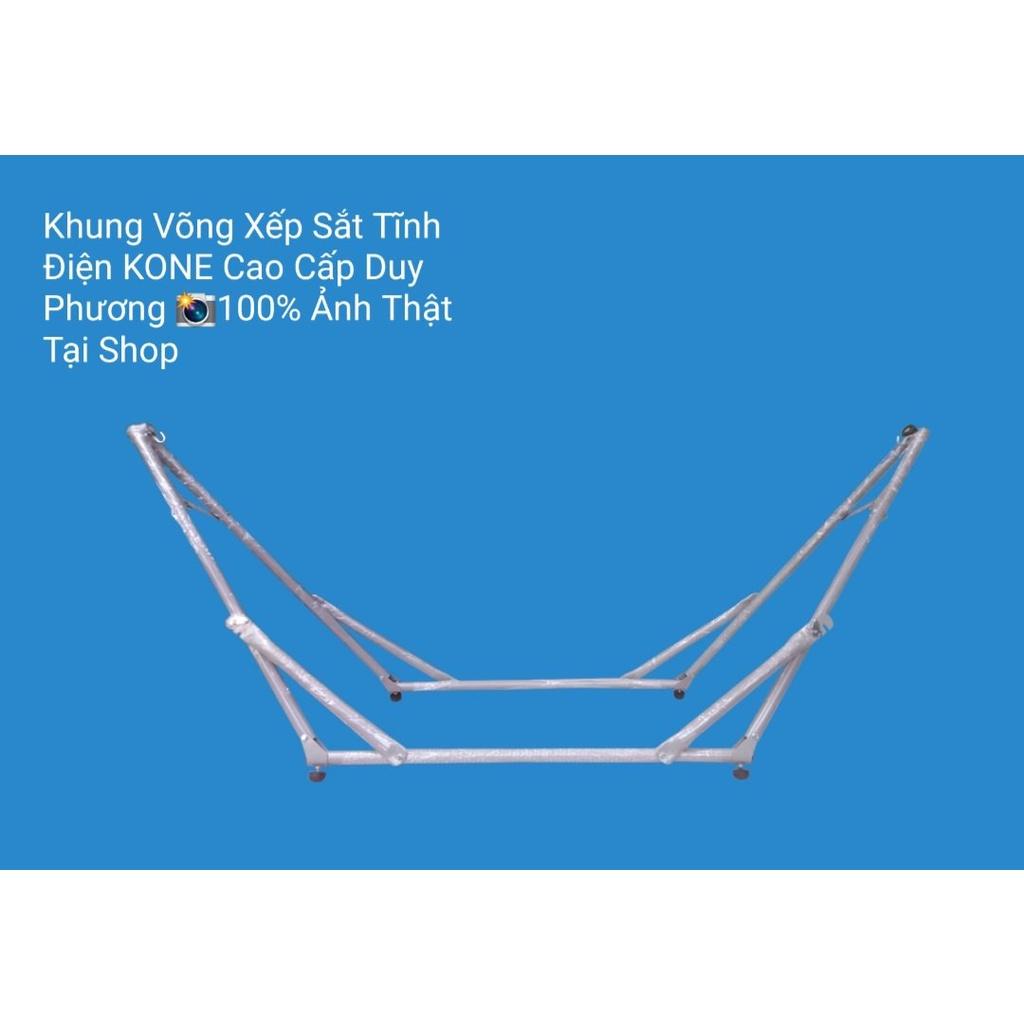 Khung võng sắt Kone sơn tĩnh điện Duy Phương cao cấp, combo khung võng kèm võng lưới giá tốt hàng loại 1