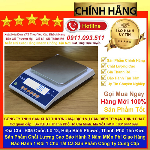 Cân Điện Tử TPS DS 6000 g 0.01 g