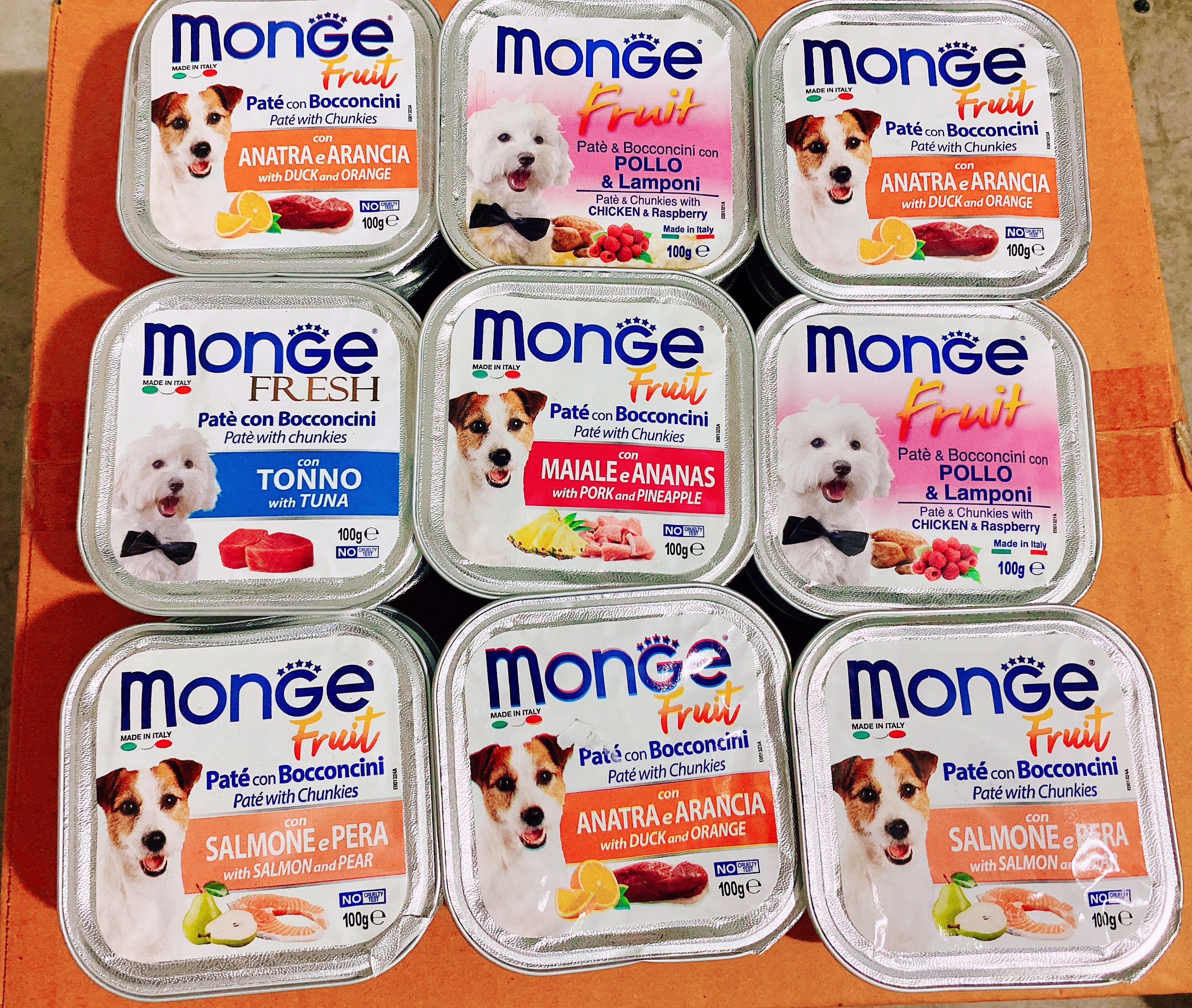 Pate Monge Cho Chó Thơm Ngon Đủ Vị 100g