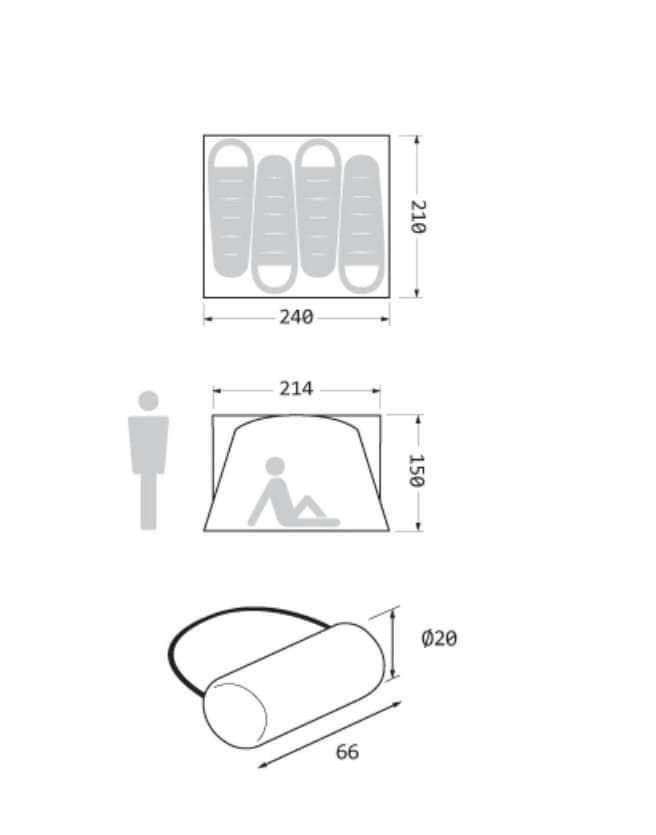 Lều  Summer 4P cho 4 người