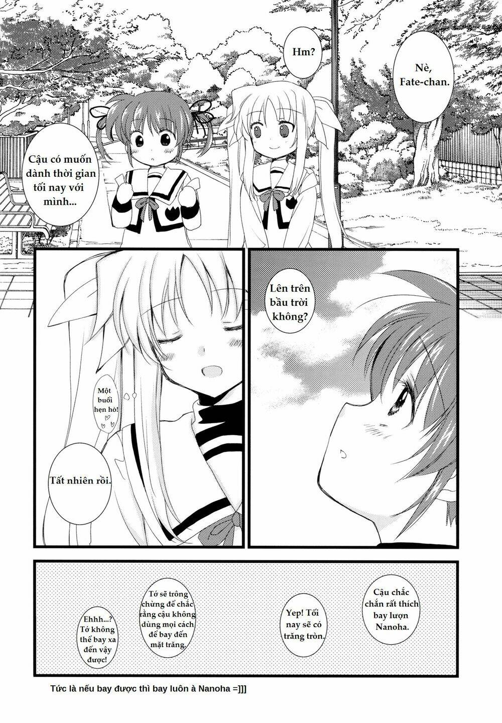 because the moon was so beautiful [mahou shoujo lyrical nanoha] chapter 1 8