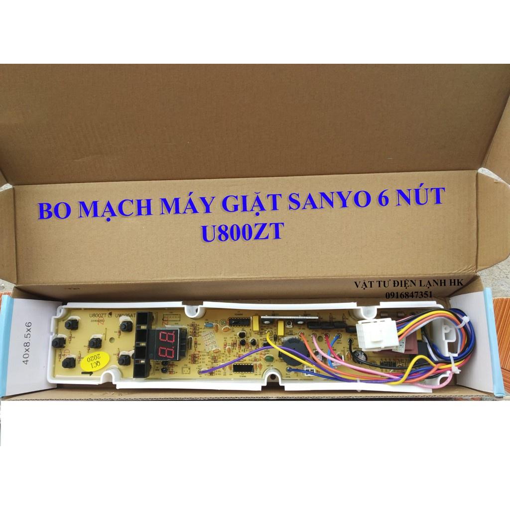 BO MẠCH MÁY GIẶT SANYO 4 &amp; 6 NÚT U800ZT UW105AT S80VT BROAD 105AT 80VT 800ZT