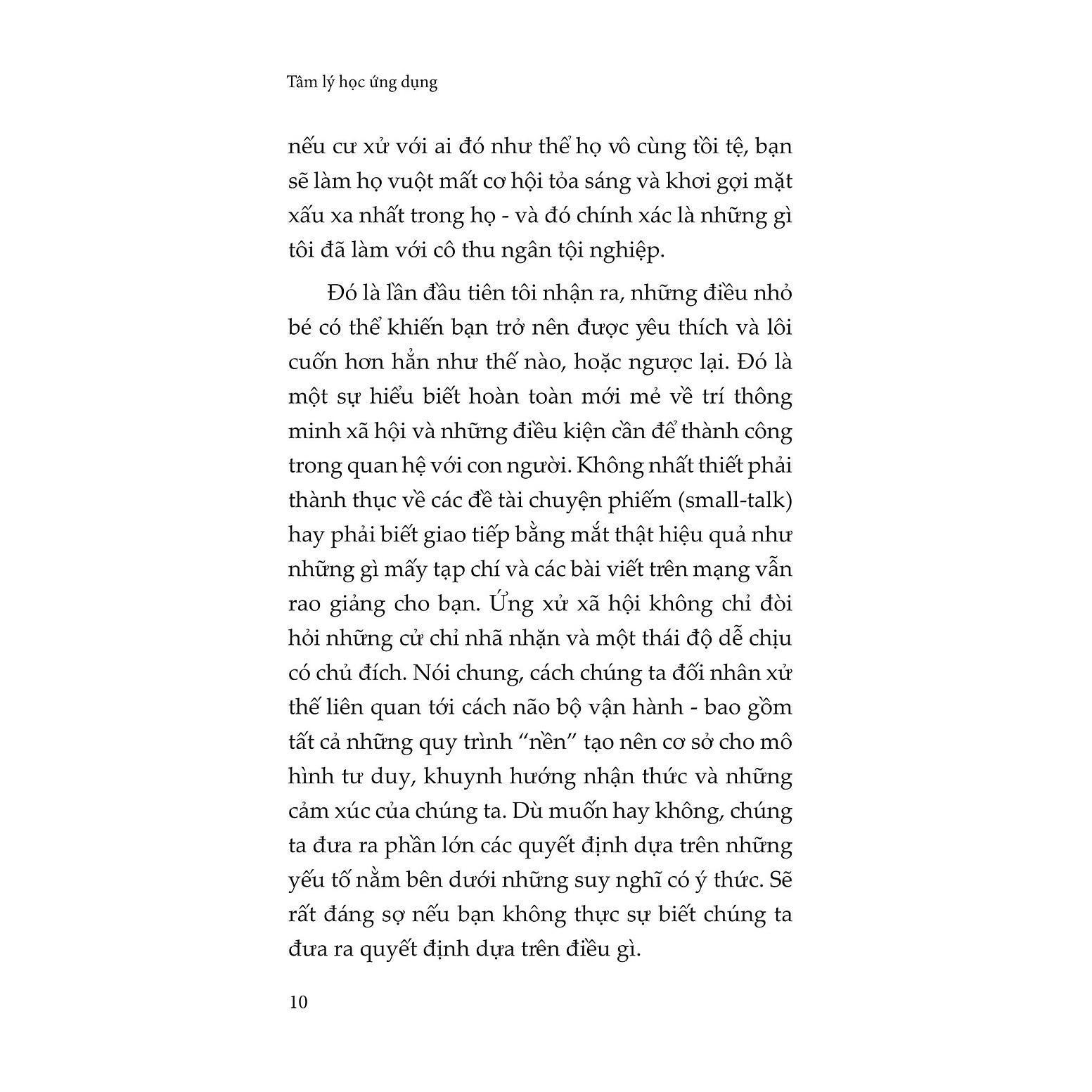 Sách - Tâm Lý Học Ứng Dụng - 1980 Books