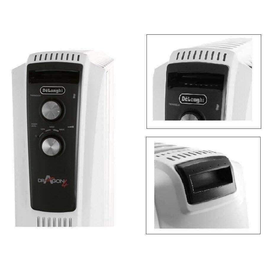 Máy Sưởi Dầu Delonghi Dragon TRD4 1025, Thiết Bị Sưởi, Làm Ấm Nhanh, Nhập Đức, BH 12 Tháng