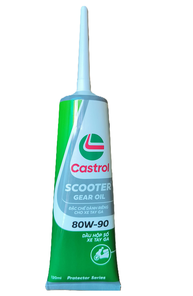 Combo 2 sản phẩm dầu nhớt động cơ cao cấp và dầu hộp số (dầu Lap) cho xe ga (Castrol Power1 Ultimate scooter 0,8L và Castrol scooter gear oil)