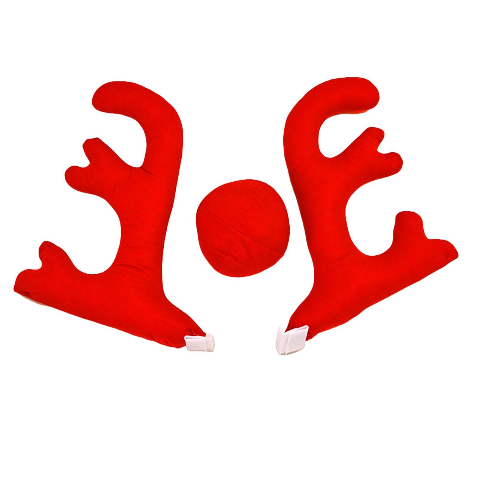 Car Antlers Nose Car Set Easy Installation Car Accessories for Roof Top