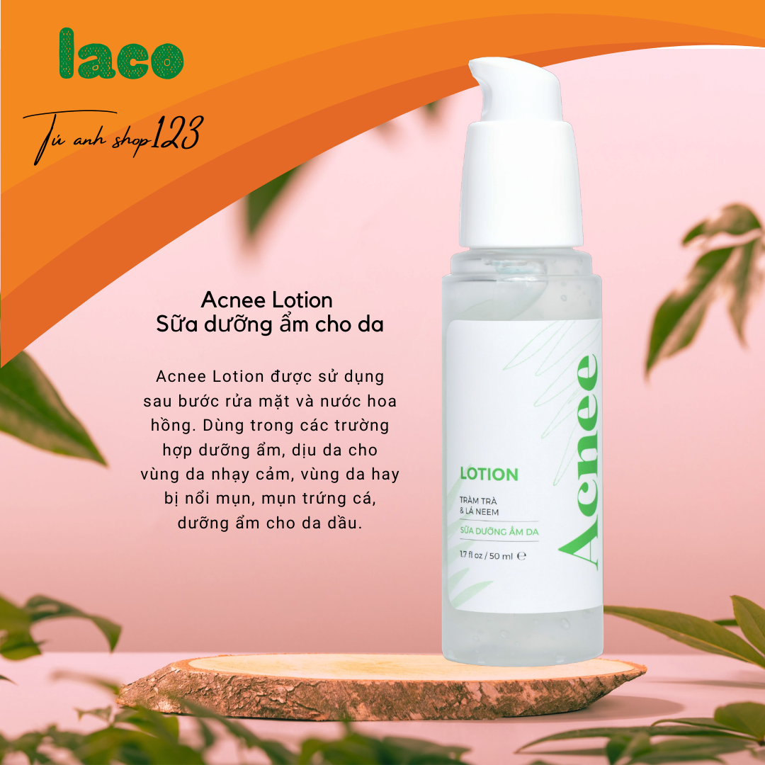 Acnee Lotion - Dưỡng Ẩm Và Làm Dịu Làn Da