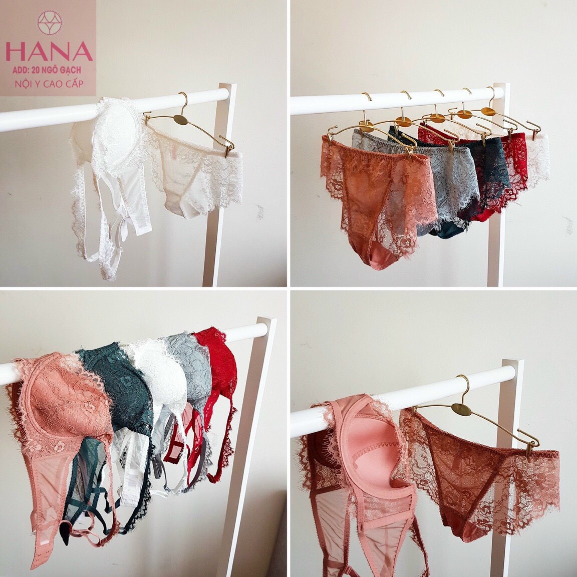 BỘ ĐỒ LÓT CÁNH TIÊN REN QUYẾN RŨ CÓ GỌNG