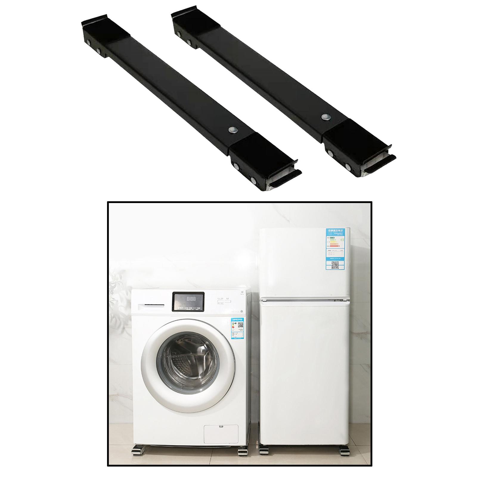 2Pcs Drum Washing Machine Refrigerator Mobile Base Stand Brackets