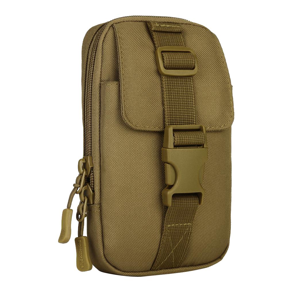 Outdoor Camping Sports Molle Waist Bag Phone Case Belt Pouch Black