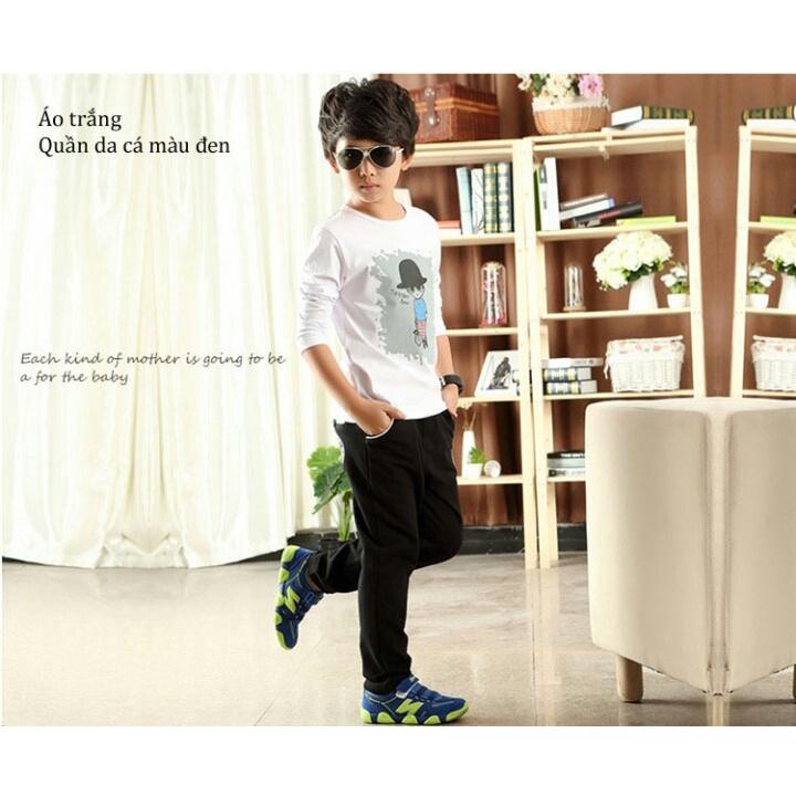 Thời trang trẻ em - Bộ quần áo dài tay cho bé trai, bé gái, mặc ấm khi trời trở lạnh - SockiMall