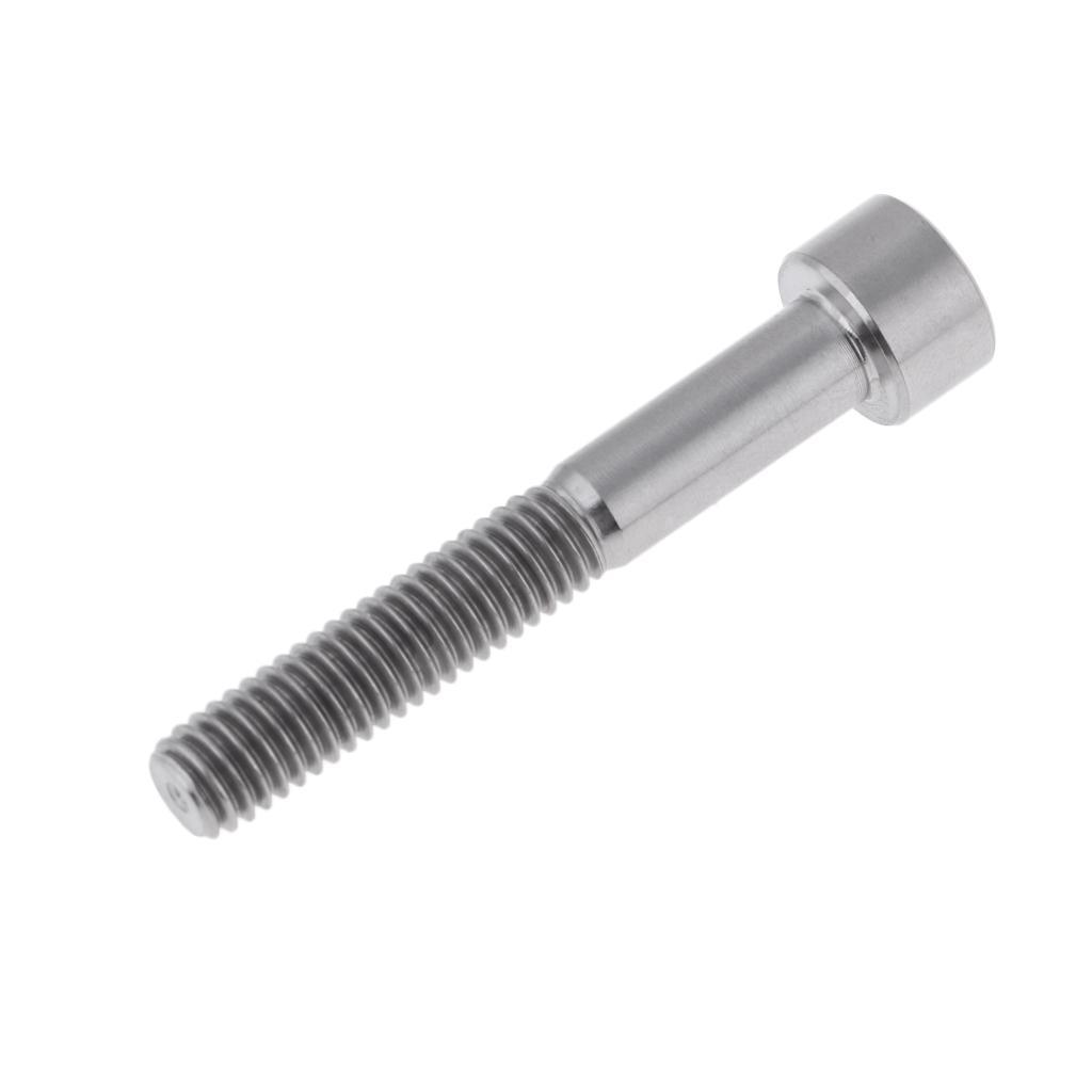 2x Titanium Bike Hexagon Socket Crank Bottom Bracket Screw Piece