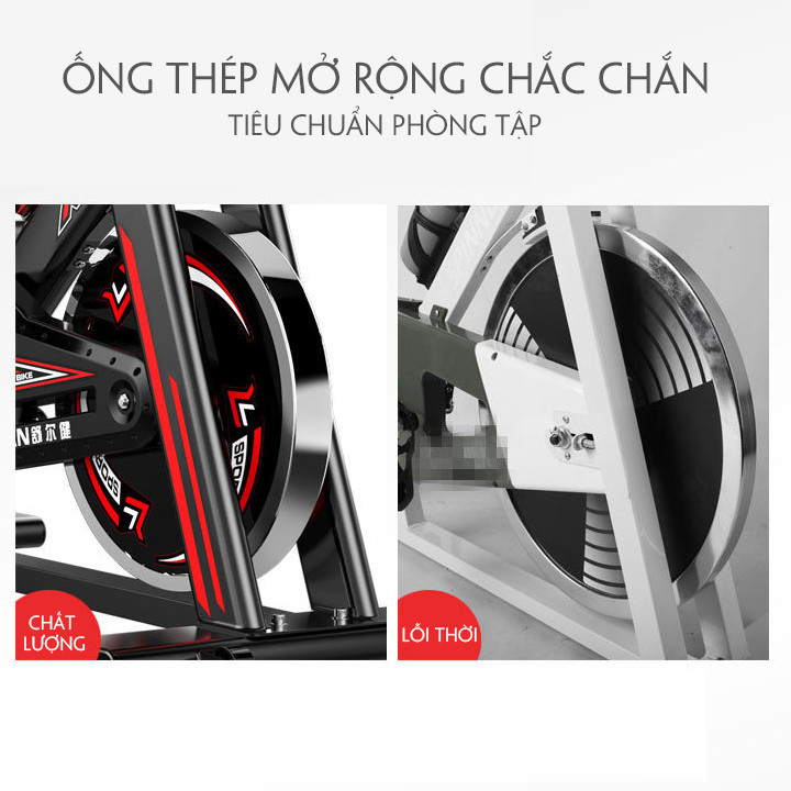 XE ĐẠP TẬP THỂ DỤC TẠI NHÀ CAO CẤP - XE ĐẠP TẬP GYM - KHUNG THÉP CHỊU LỰC - TẢI TRỌNG 180KG