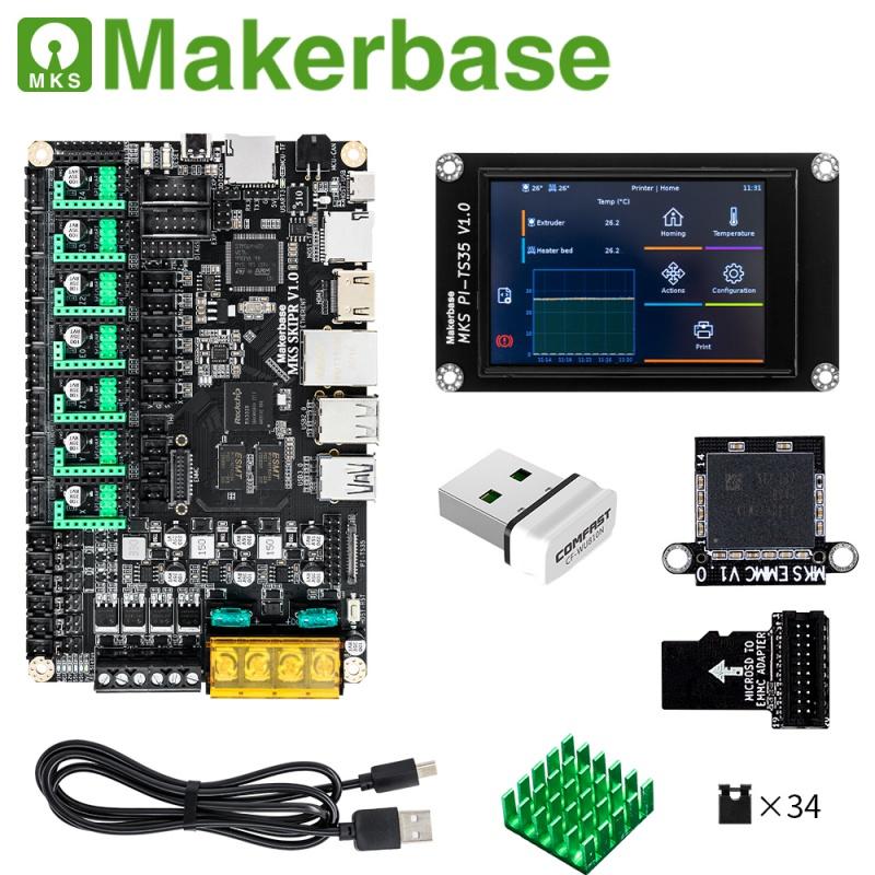 MKS SKIPR BOARD Bo mạch chủ Voron đã nâng cấp Quad-Core 64-BIT SOC STM32F407VET6 để chạy Klipper với Emmcvoronvs Raspberrypi