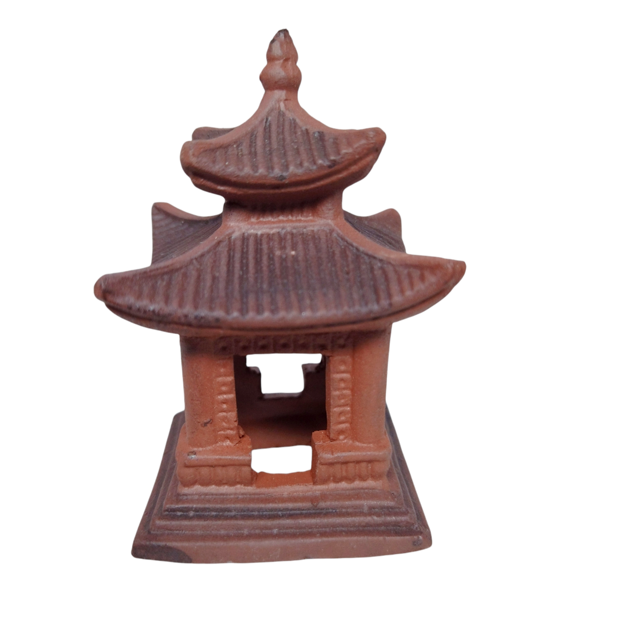 Tượng Tháp Vuông Gốm Bát Tràng Trang Trí Tiểu Cảnh, Sân Vườn, Decor Non Bộ, Bể Cá, Cây Cảnh Bonsai - Tinh Tế, Bền Đẹp