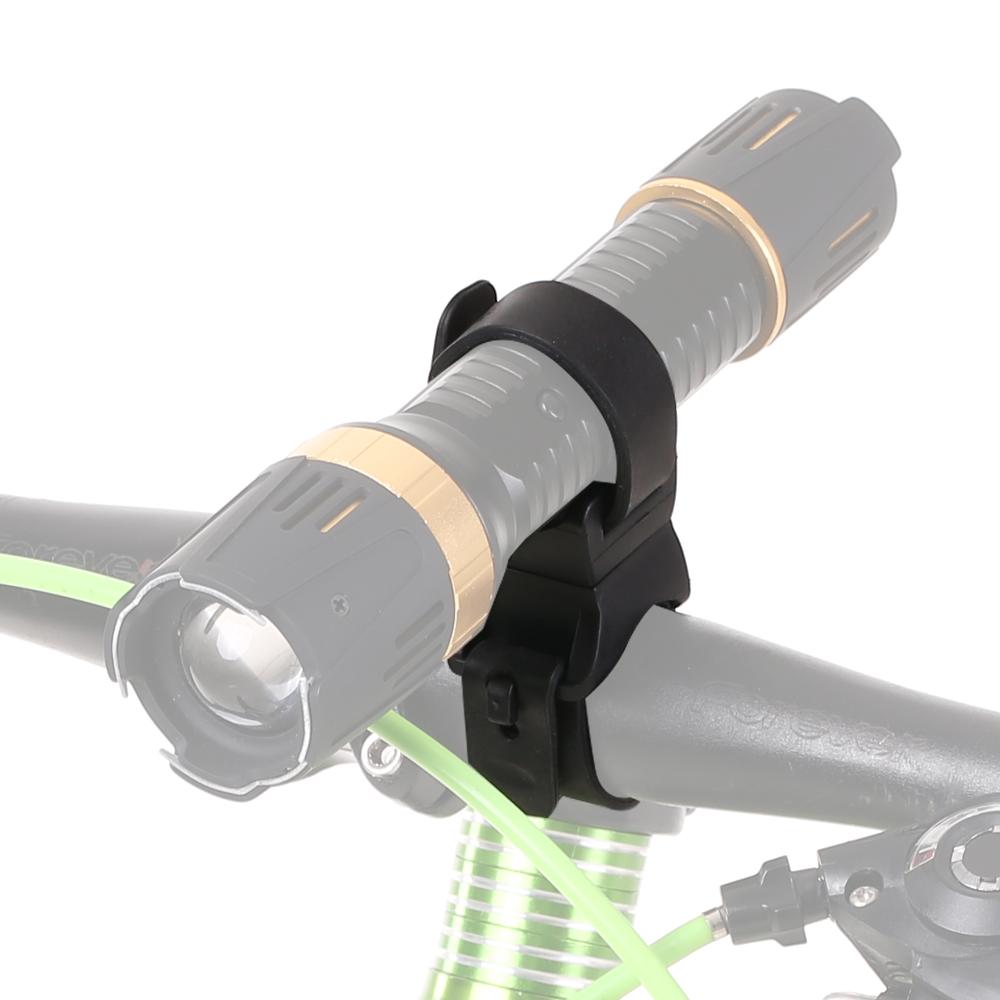 Giá đỡ đèn pin xe đạp bằng nhựa silicone xoay 360 °