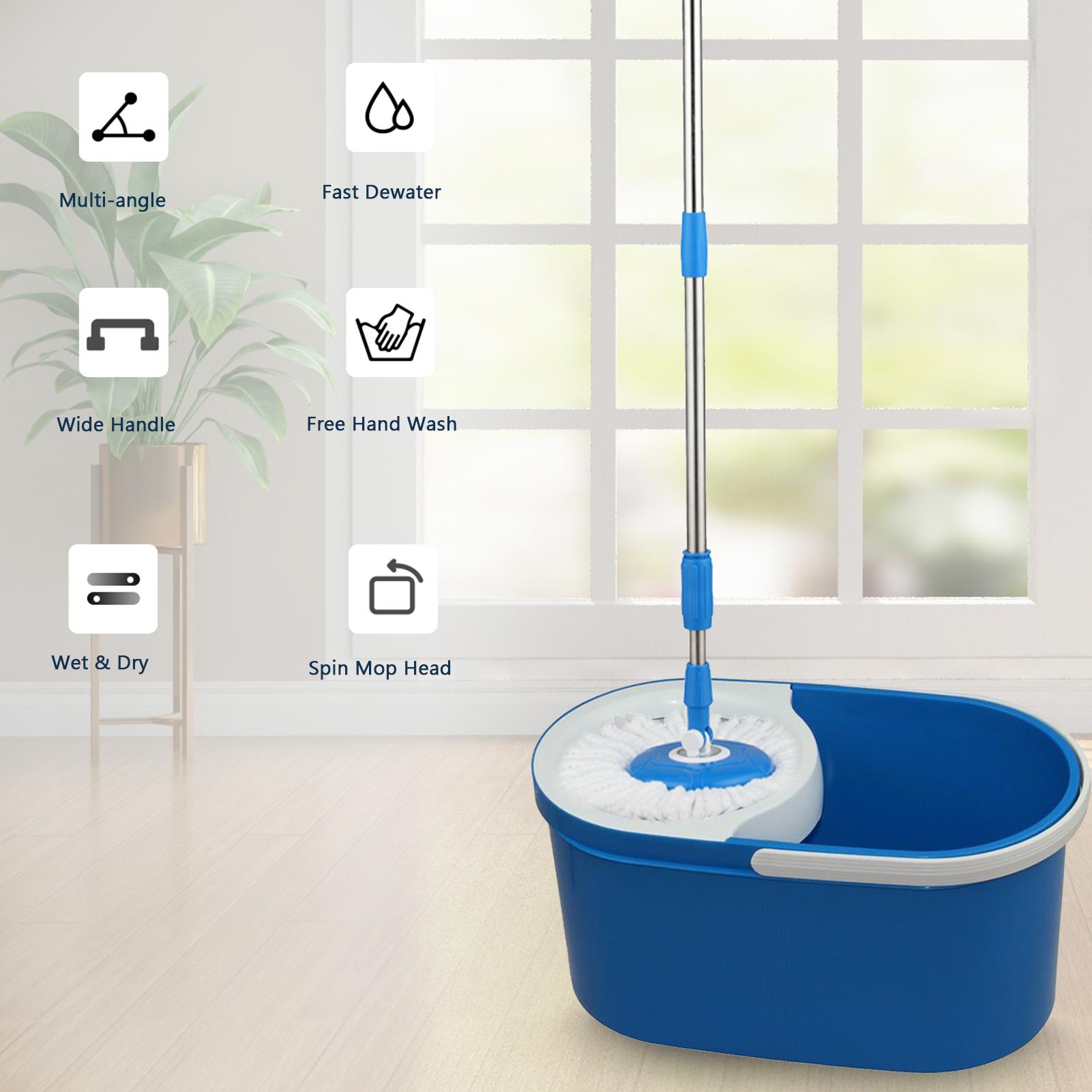 Bộ lau nhà cầm tay có thùng xoay 360 độ tiện lợi di động