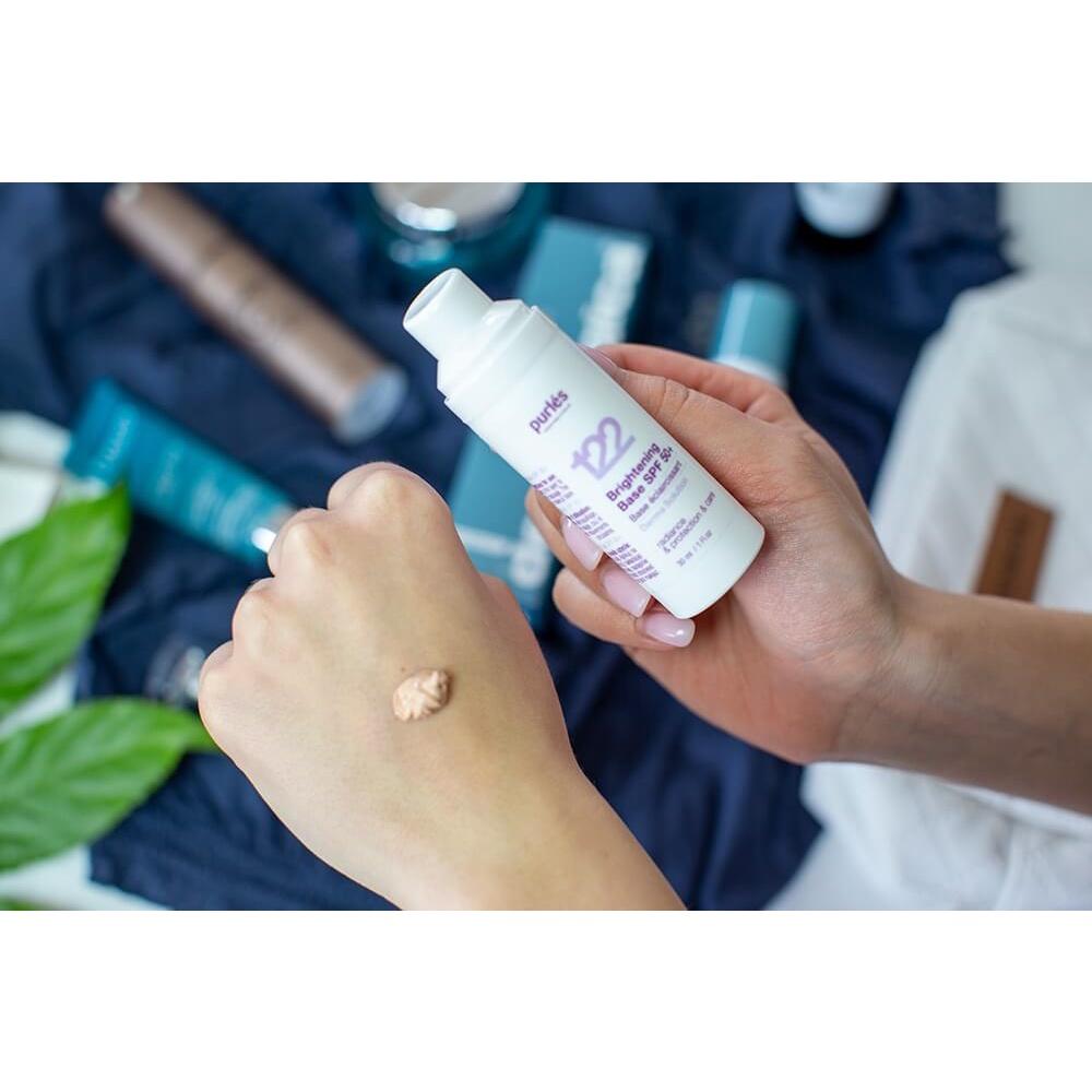 Kem nền chống nắng 122 Brightening Base Purles - Hee's Beauty