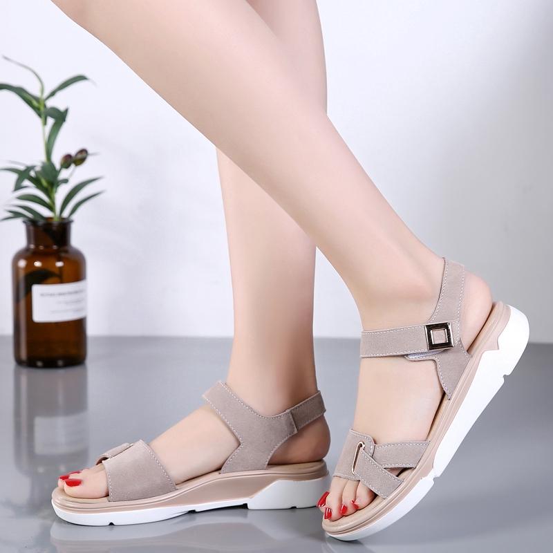 Giày Xăng Đan Đế Mềm Thời Trang Mùa Hè Cho Nữ