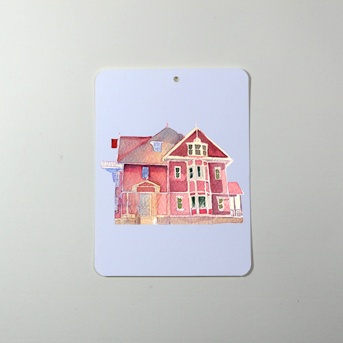Giấy vẽ màu nước Postcard 40 tờ khổ cm - Màu xanh lá