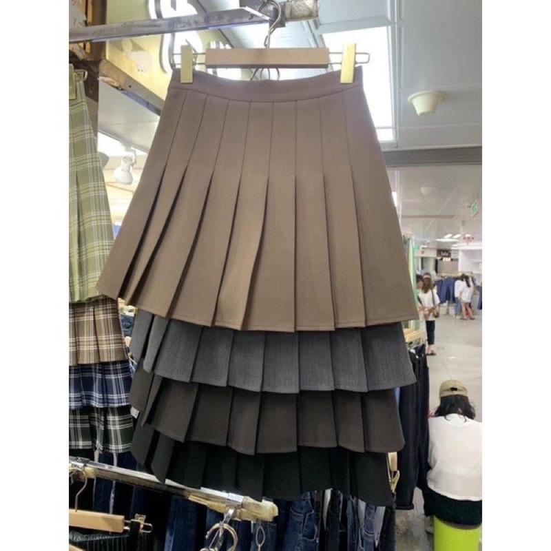 Chân váy xếp ly ngắn, váy tennis sếp ly hàng quốc