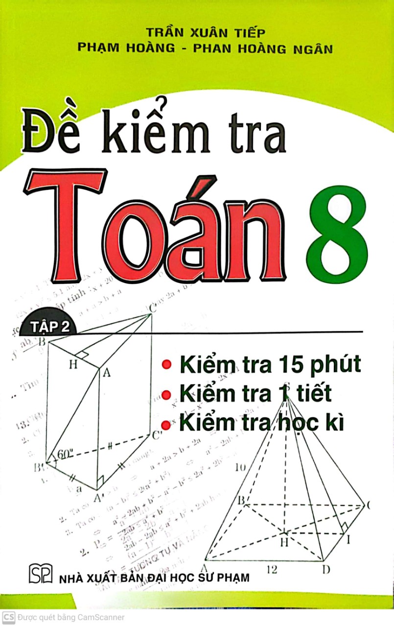 Đề Kiểm Tra Toán Lớp 8 (Tập 2)