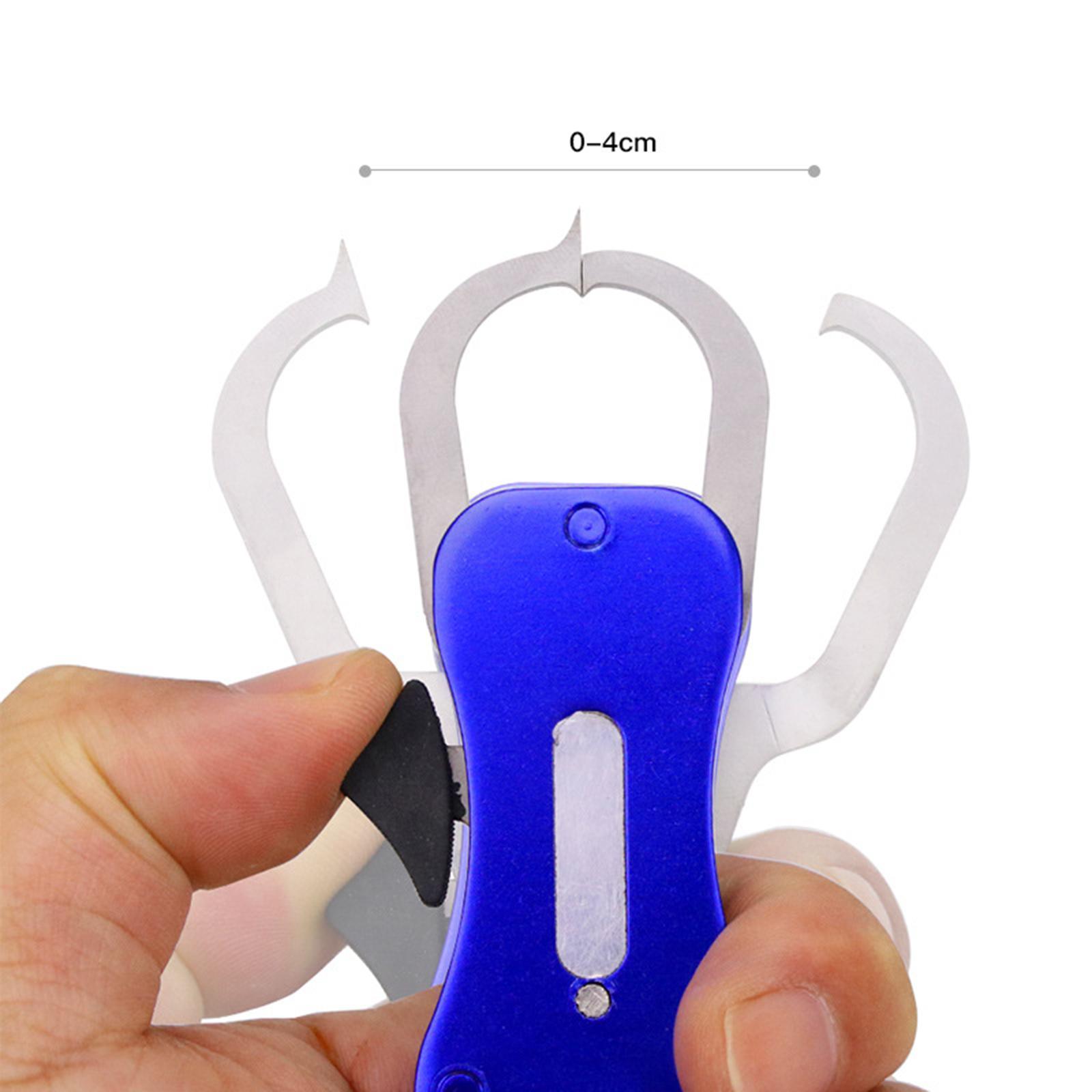 Portable Fish Lip Grip, Mini Fishing Gripper Pliers, Small Metal Fish Controlling Clamp Fishing Grabber Tool Accessories