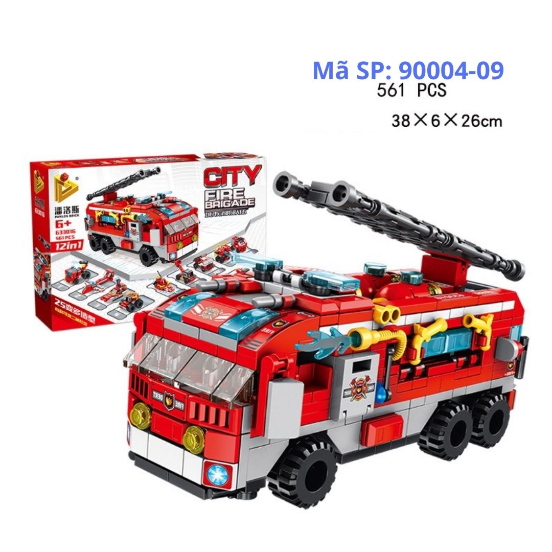 Đồ chơi lắp ráp mô hình ô tô máy bay lâu đài người máy robot thông minh cỡ lớn EASYKIDS giúp trẻ phát triển trí tuệ