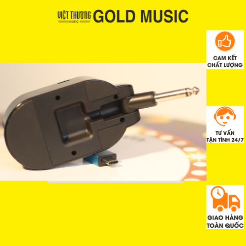 Loa guitar mini jack 6ly Gold GL05 cho nhạc cụ ( công suất 5w , pin sạc , di động , bluetooth ) chỉ 90 gram