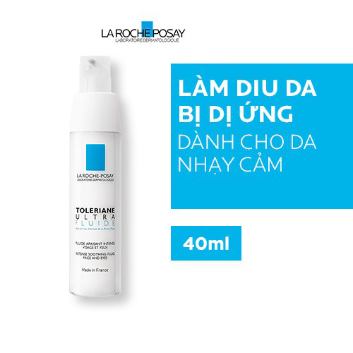 Kem Dưỡng Ẩm La Roche Posay Làm Dịu Tức Thì Cho Da Rất Nhạy Cảm Dị Ứng Toleriane Ultra Light 40ml